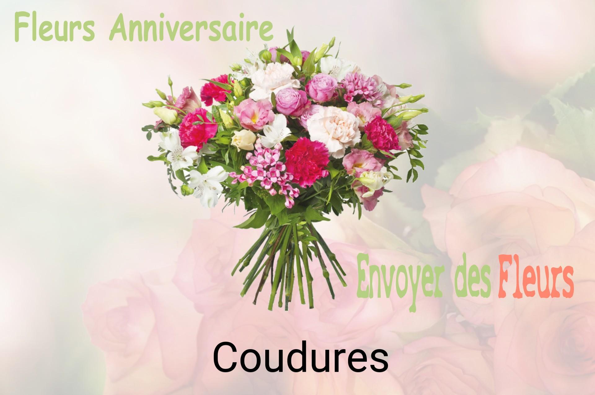 Bouquet de fleurs d’anniversaire livré à Coudures